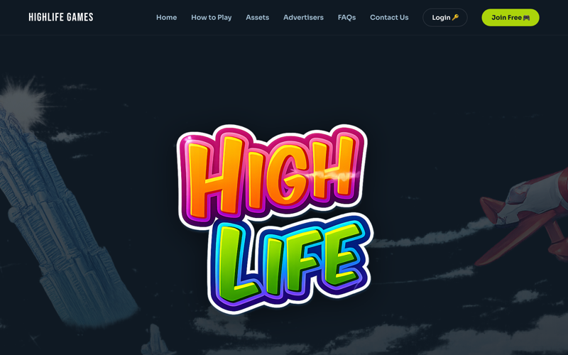 Highlife Games website