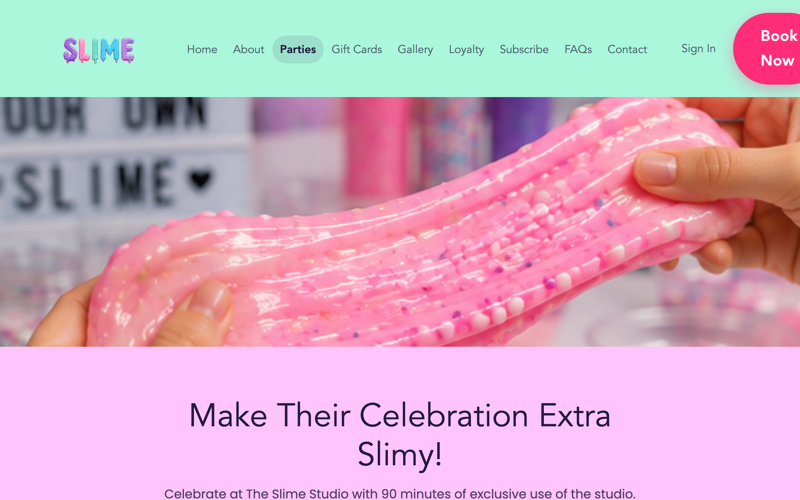 The Slime Studio website